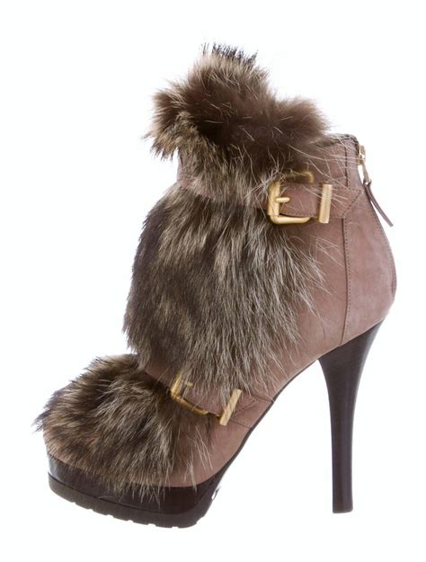 fendi booties with fur|fendi booties on sale.